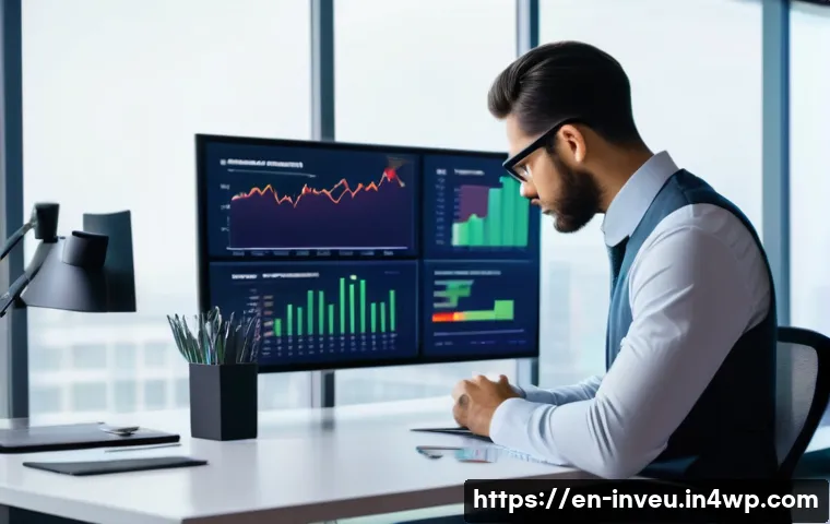 PP 대출 투자 전략 비교 분석 - A professional business investor analyzing a digital dashboard displaying PPP loan portfolios, chart...