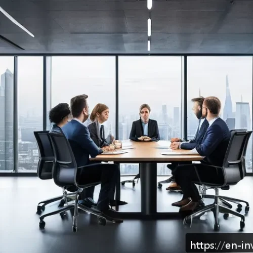 Home 31 PP 대출 투자에 따른 경제적 이익 분석 - A professional business meeting scene inside a modern office with diverse entrepreneurs and investor...